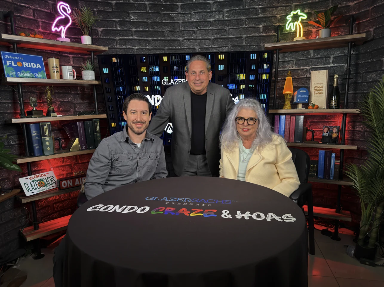 Robert Lisman, Eric M. Glazer, and Karen Curtis in the Condo Craze and HOAs studio